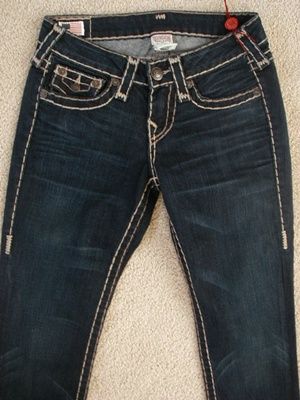 NWT True Religion Becky super T jeans in Retribution  