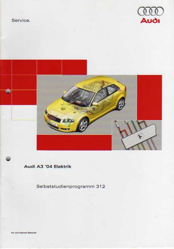 SSP 312 AUDI A3 8P Elektrik Selbststudienprogramm  