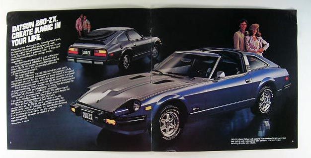 DATSUN 1981 280 ZX ONLY DLX BROCHURE  