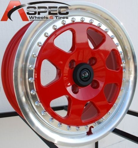 15 ROTA J MAG RIM WHEELS 4X100 CIVIC CRX FIT INTEGRA  