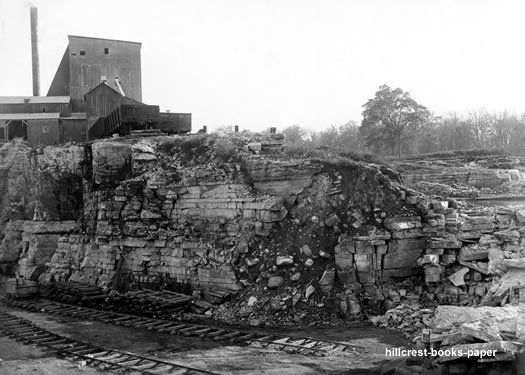 Lake Shore Stone Co. quarry Lannon WI Wisconsin photo  