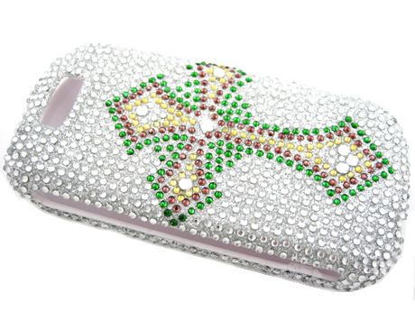 RHINESTONE DIAMOND BLING CASE COVER SAMSUNG EXCLAIM 550  