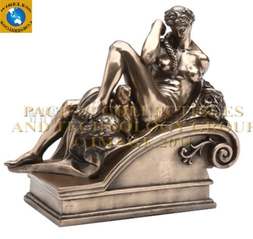 MICHELANGELO CREATION OF NIGHT EVE STATUE FIGURINE LOVE TOMB OF MEDICI