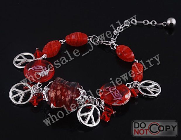 wholesale 12strands crystal&CCB handwork bracelets  