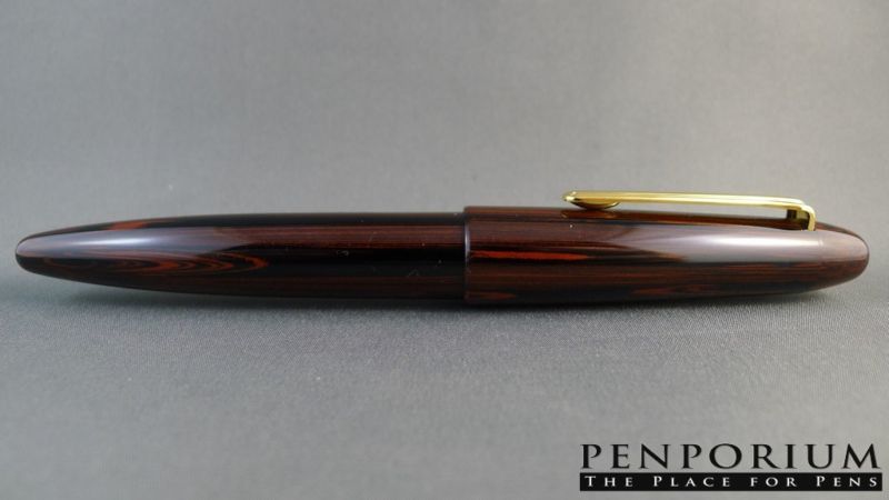 SAILOR KING OF PEN RED MARBLE EBONITE FOUNTAIN PEN MED  