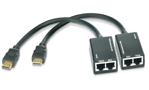 HDMI EXTENDER 30M 1080P Cat5e cat6 Lan cable 3D 1080p  