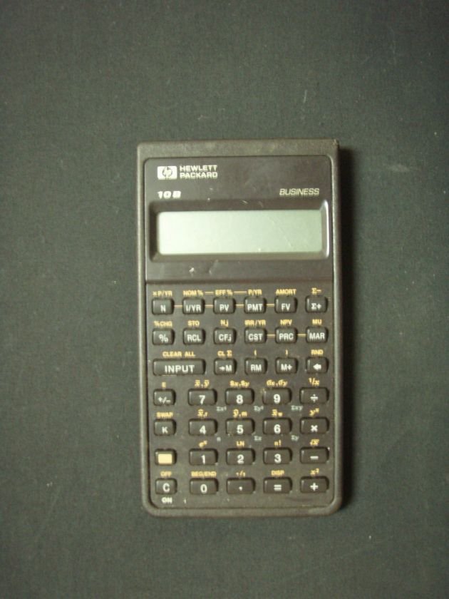 HP Hewlett Packard 10B Business Calculator  