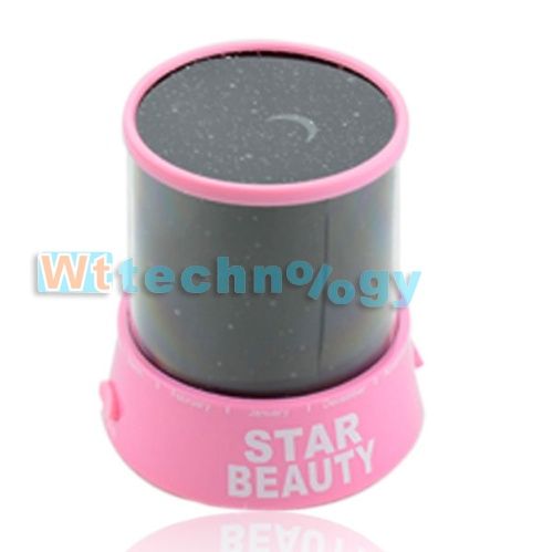 Auto Flashing Colorful Multi color Star Sky Night Projector Light Lamp 