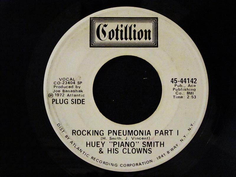 Huey Piano Smith Rocking Pneumonia COTILLION 45 RnB  