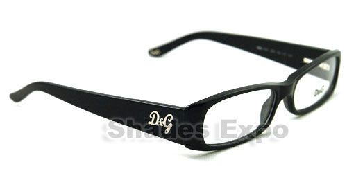 DOLCE&GABBANA D&G EYEGLASS DD 1163 BLACK OPTICAL RX 501  