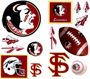 29 FLORIDA STATE Car/Wall STICKERS Decals FSU SEMINOLES  