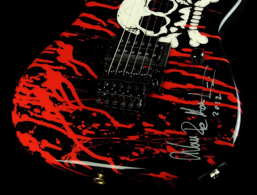 Charvel Warren DeMartini Signed Skull Electric Guitar  