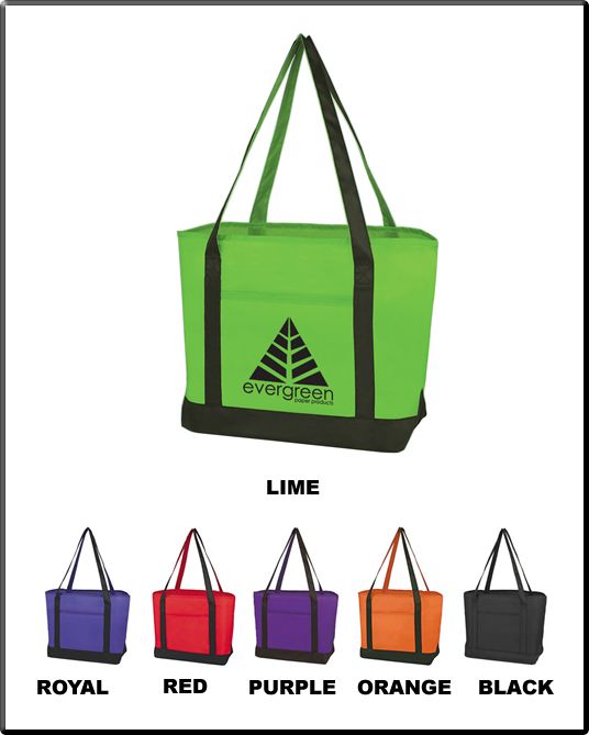 50 BOAT TOTE BAGS Value Budget Shopping Beach Store Travel Promotional 