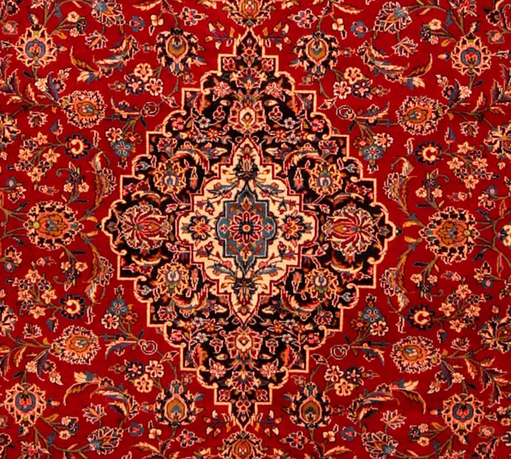 Large Area Rugs Hand Knotted Persian Wool Kashan 10 x13  