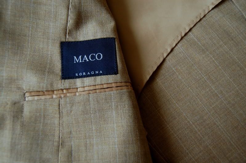 New Maco of Raffaele Caruso Suit Ralph Lauren Black Label Maker 44R 