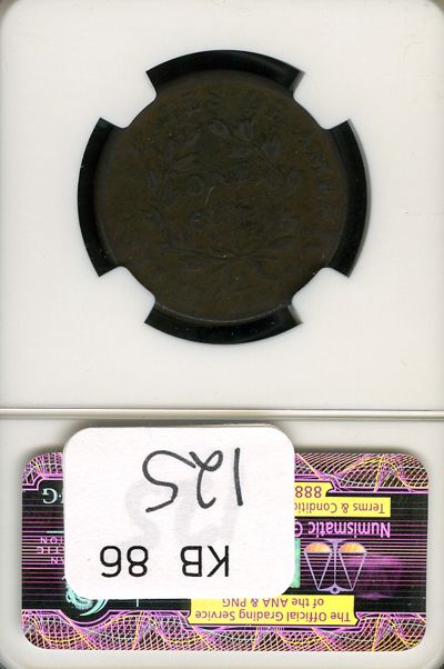 1800 NGC VG DETAILS ENVIRO. DAMAGE DRAPED BUST LARGE CENT 1C KB86 