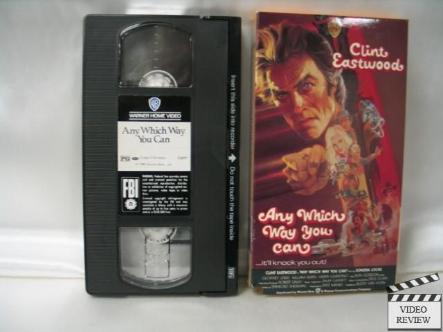 Any Which Way You Can * VHS * Clint Eastwood 085391107736  