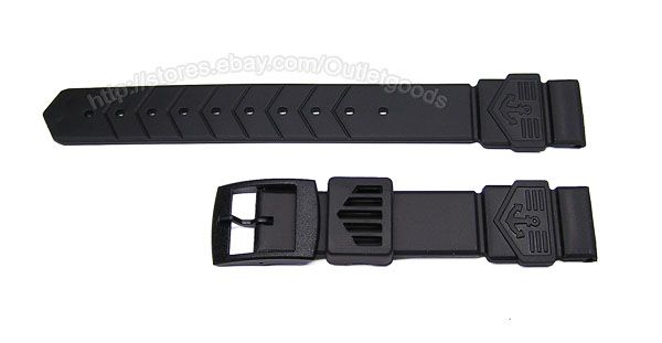 18mm Rubber Watch Band Strap fit TAG Midsize Formula 1  