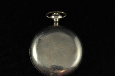 VINTAGE 18S ILLINOIS 17J BUNN POCKETWATCH RUNNING  