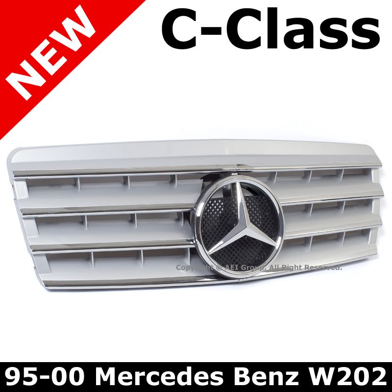 Mercedes Benz W202 C220 C230 C280 C36 C43 95 00 Silver Sport Front 