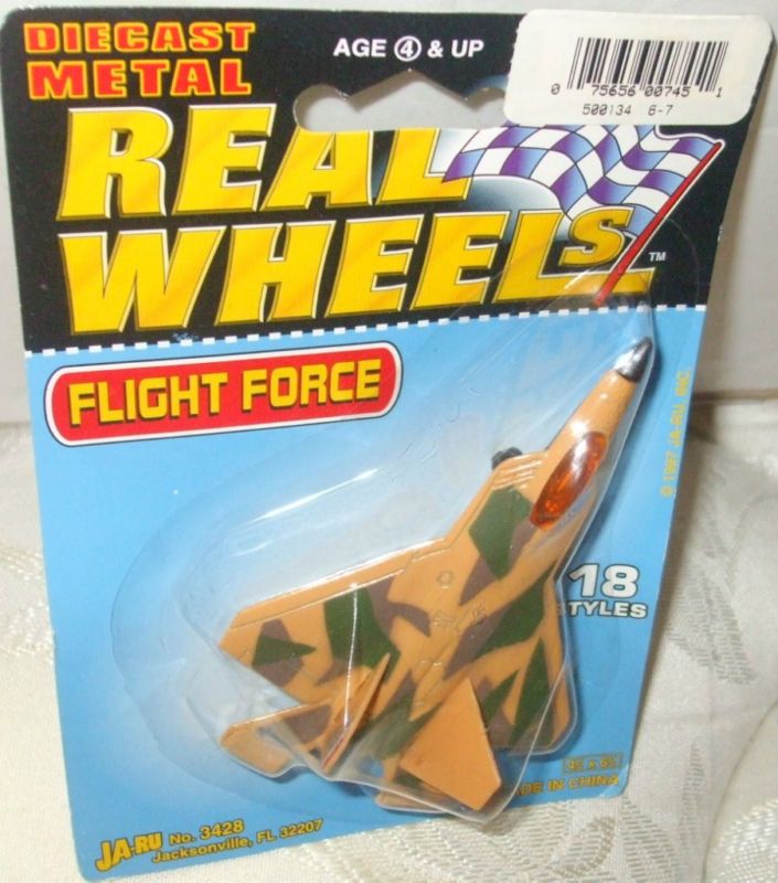 1997 JA RU FLIGHT FORCE USAF CAMO YF 22 CARD HAS MINOR  