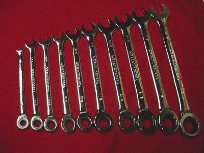   GearWrench 20 PC. Ratcheting Wrench Set 1/4 3/4 Inch & 6  18mm Metric