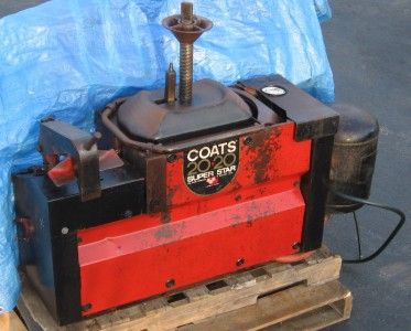 COATS 2020 SUPER STAR AIRFLATE SERVICE CENTER POST TIRE CHANGER 