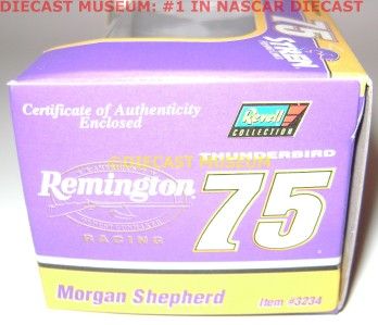 MORGAN SHEPHERD #75 STREN THUNDERBIRD REVELL DIECAST  