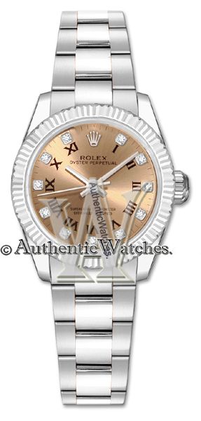 NEVER USED ROLEX OYSTER PERPETUAL GOLD WATCH ►► 176234  