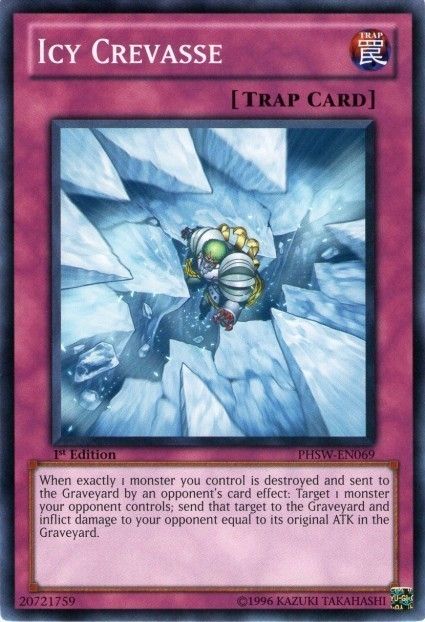 3x YUGIOH PHSW EN069 Icy Crevasse  