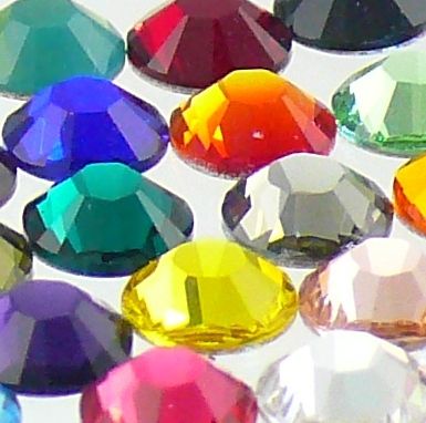 144 Swarovski 2028/2058 20ss crystal flatback rhinestones ss20 mix 