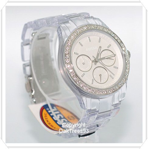 FOSSIL WOMENS STELLA CRYSTAL WATCH ES2608  