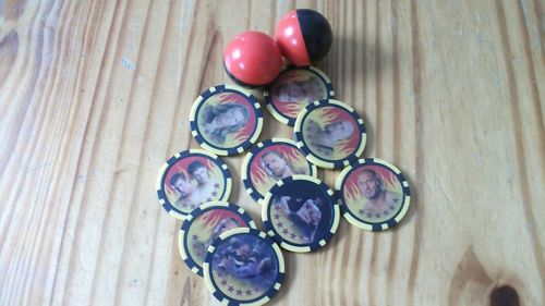 WWE POWER CHIPZ AND POWER MAGNETIC BALL  