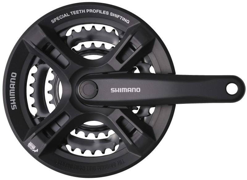 SHIMANO Kurbelgarnitur Tourney FC M171 48x38x28 schwarz  