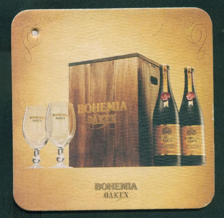 BOHEMIA BEER COASTER SOUTH AMERICA BRAZIL  