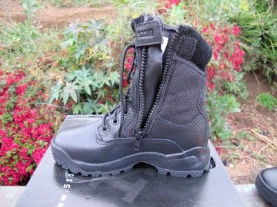 11 ATAC 8 Side Zip Police Style Duty Boots Lightweight & has Hidden 