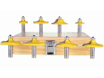 Table Makers Edge Forming Router Bit Set   8 Bits   13829  