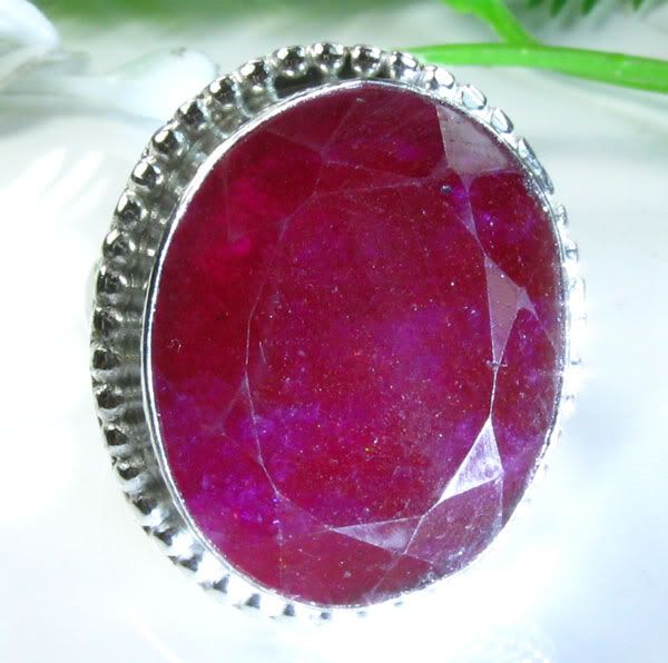 CHERRY RUBY RING SIZE 7 1/4; Q5306  