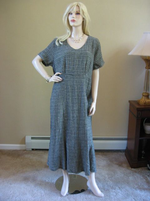 FLAX 09 Linen LONGER THEME Dress L,1G,2G,3G U PIK COLOR  