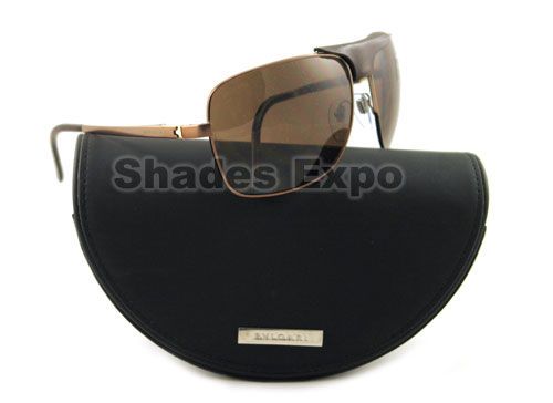 NEW BVLGARI SUNGLASS BV 5019Q BROWN 138/73 BV5019 64MM  