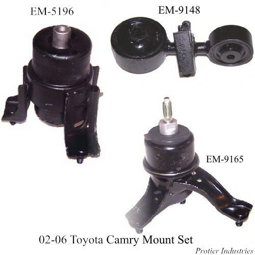 2004 TOYOTA CAMRY Engine Mount Set EM 5196, 9148, 9165  