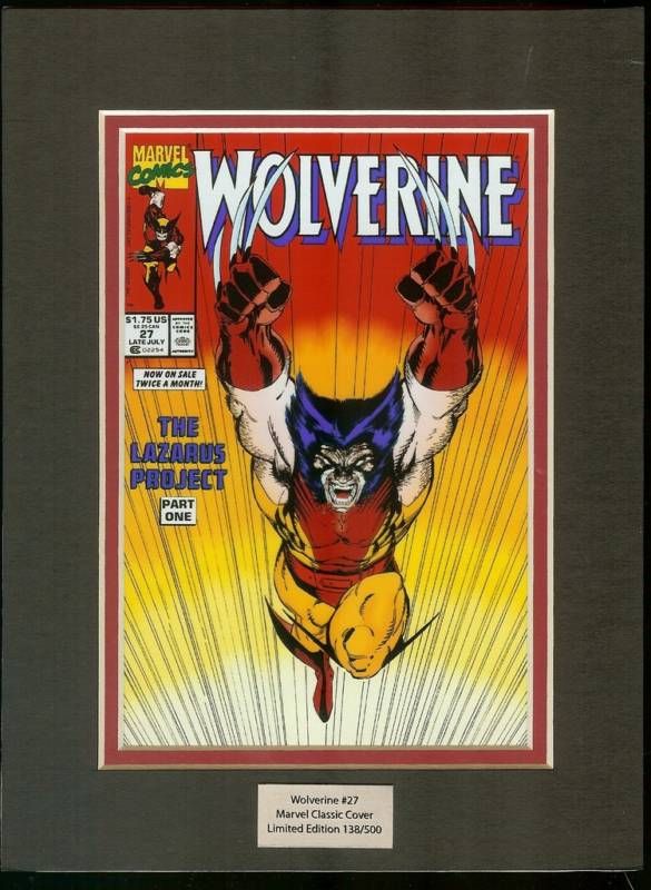 Jim Lee   Wolverine # 27   Ltd. Ed. Print  