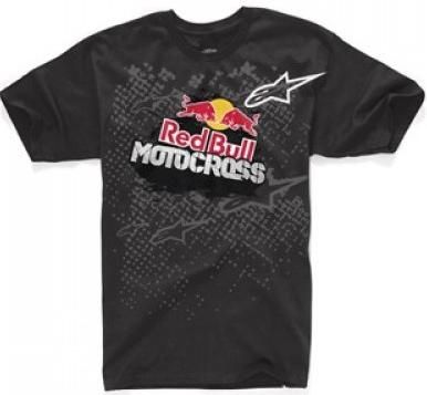 RED BULL ALPINESTARS Mens XXL 2XL GRIT Moto Super MX Cross T TEE 