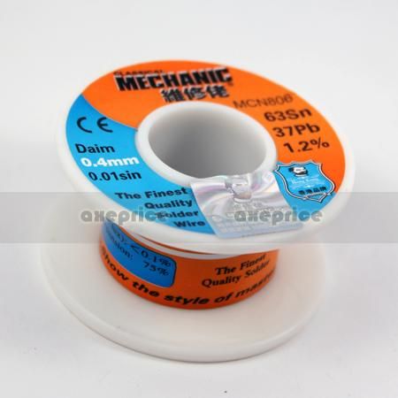 63/37 tin/lead Rosin Core Solder Wire 1mm 3.5 OZ Spool  