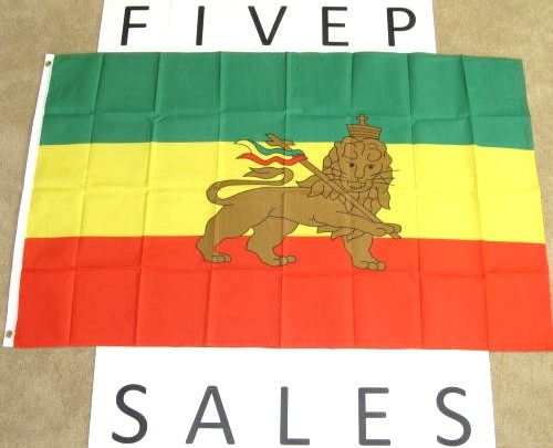 NEW 3X5 ETHIOPIA LION OF JUDAH FLAG RASTA ROYAL 3X5  