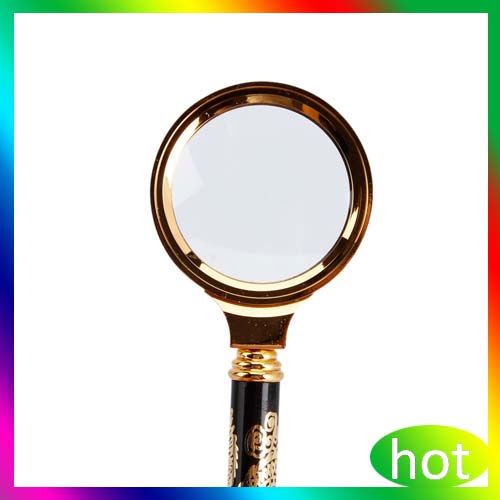 10X 40mm Magnifier handle Magnifying Glass  