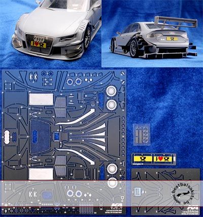 Impressive set to pimp your Revell 1/24 AUDI A4 DTM model kit