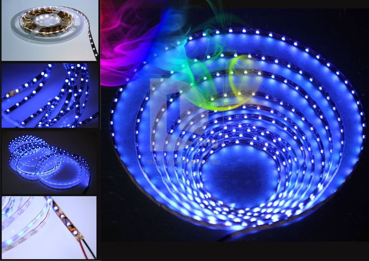 5M 300 LED 3528 SMD Waterproof Blue Flexible Light Strip EL05