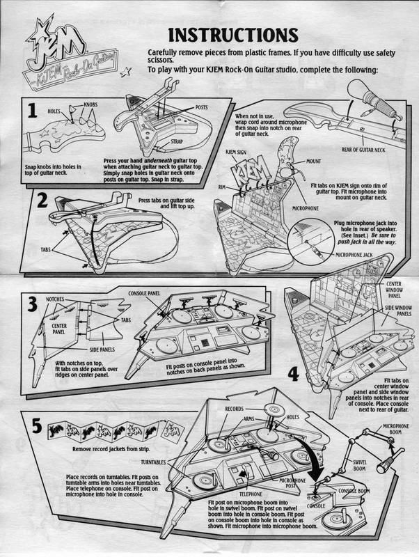 Hasbro 1987 Jem and the Holograms KJEM Playset for Parts or Repair 