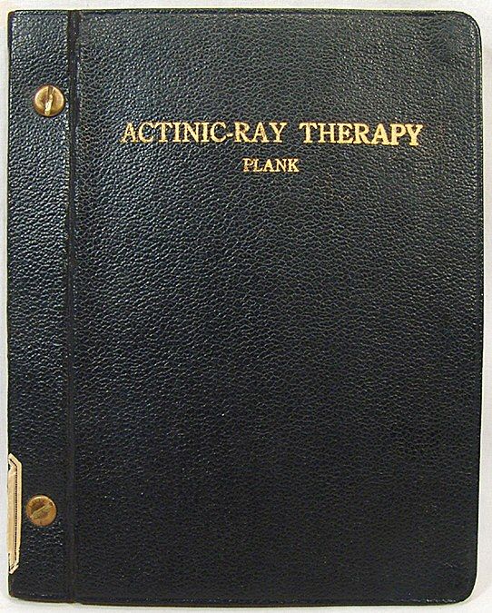 ACTINIC RAY THERAPY RARE 1ST ED 1919 EARLY RADIOLOGY  